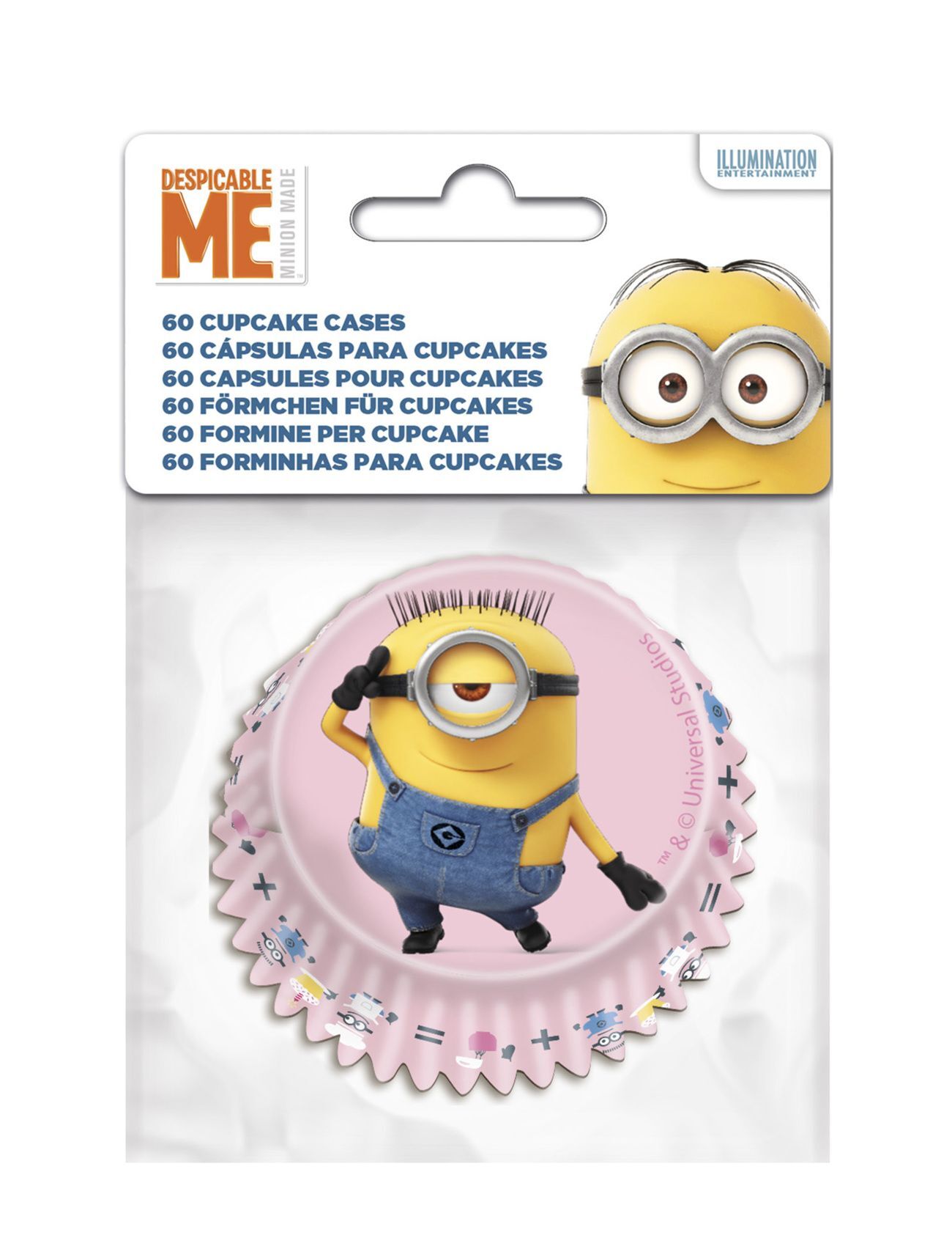 Magic Store Minions Bakery Cupcake - Pk A 60 Pcs Home Kids Decor Party Supplies Multi/mønstret Magic Store