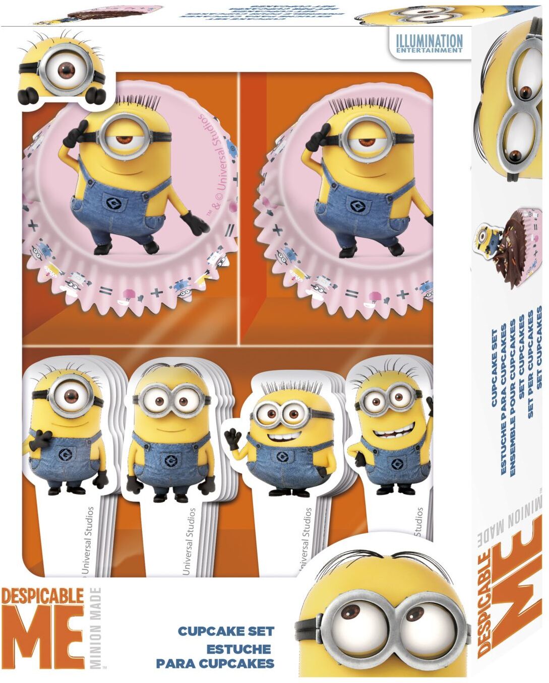 Magic Store Minions Bakery Paper Topper - 24 Pcs Home Kids Decor Party Supplies Multi/mønstret Magic Store