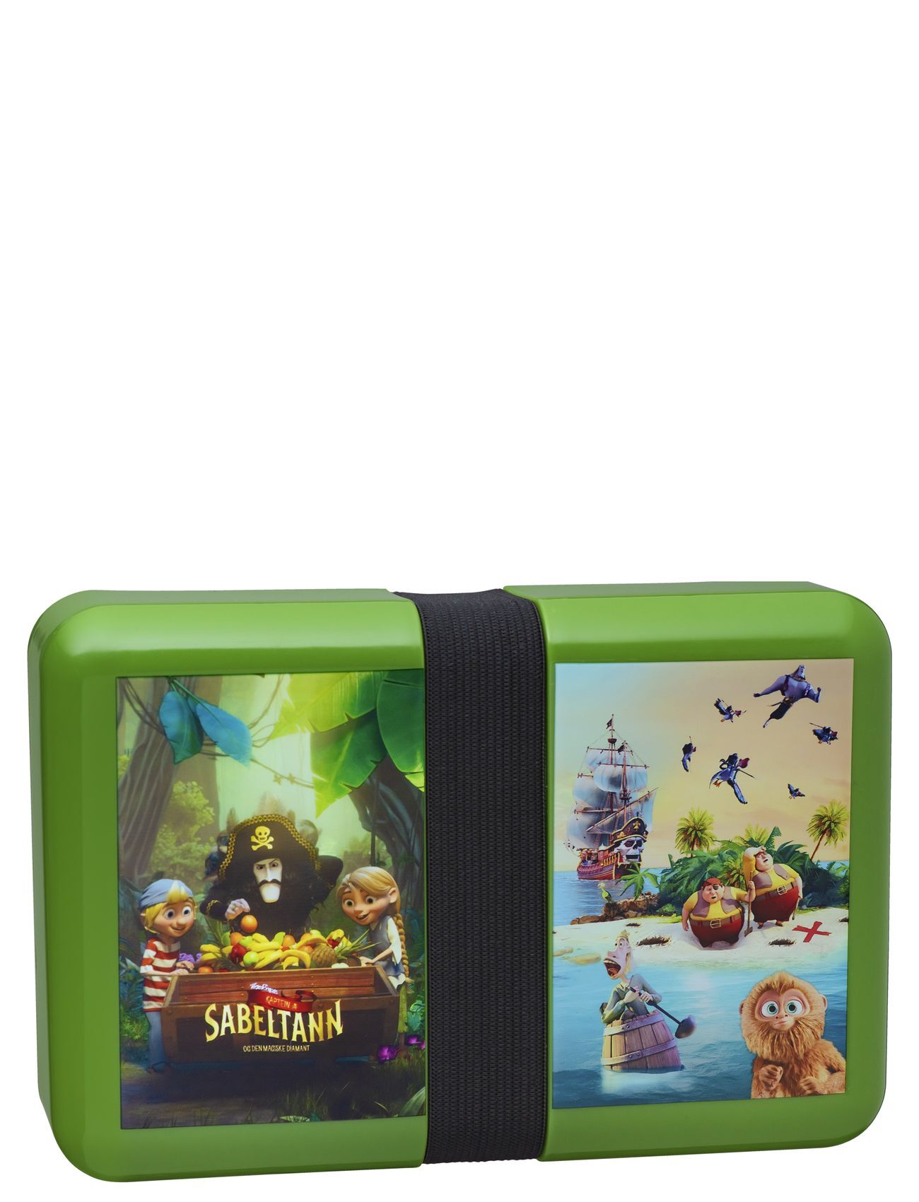 Magic Store Captain Sabertooth Lunch Box With String Home Meal Time Lunch Boxes Multi/mønstret Magic Store