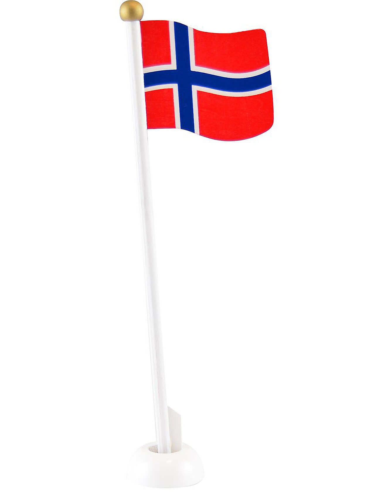 Magni Toys Wooden Flag, Norwegian Home Kids Decor Party Supplies Rød Magni Toys