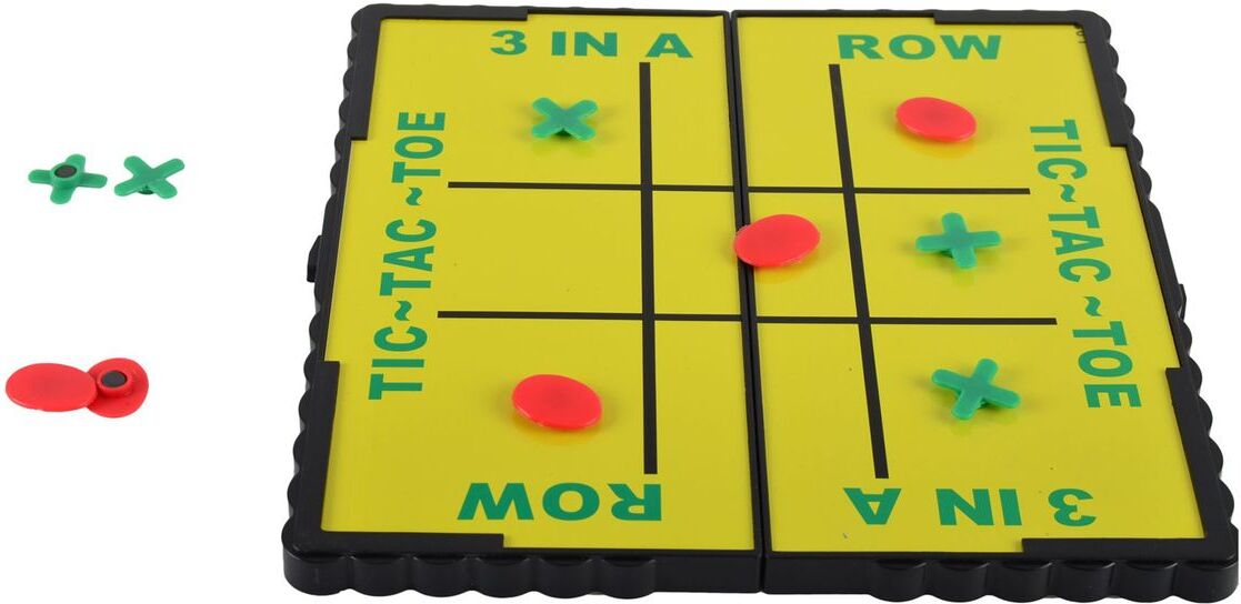 Magni Toys Tic-Tac-Toe, Magnetic Toys Games Multi/mønstret Magni Toys