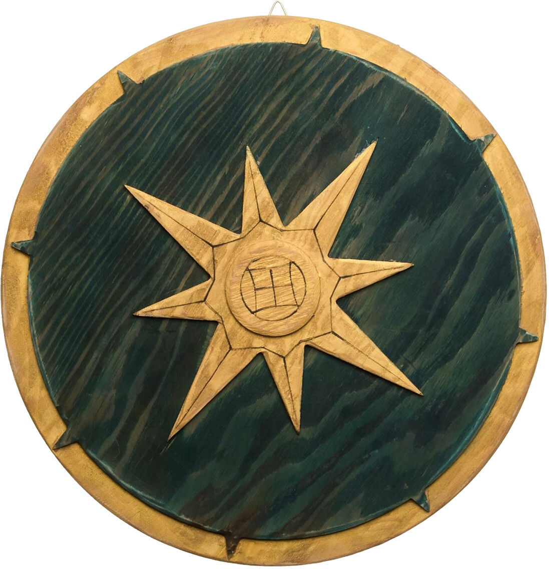 Magni Toys Viking Wooden Shield Toys Costumes & Accessories Costumes Accessories Grønn Magni Toys