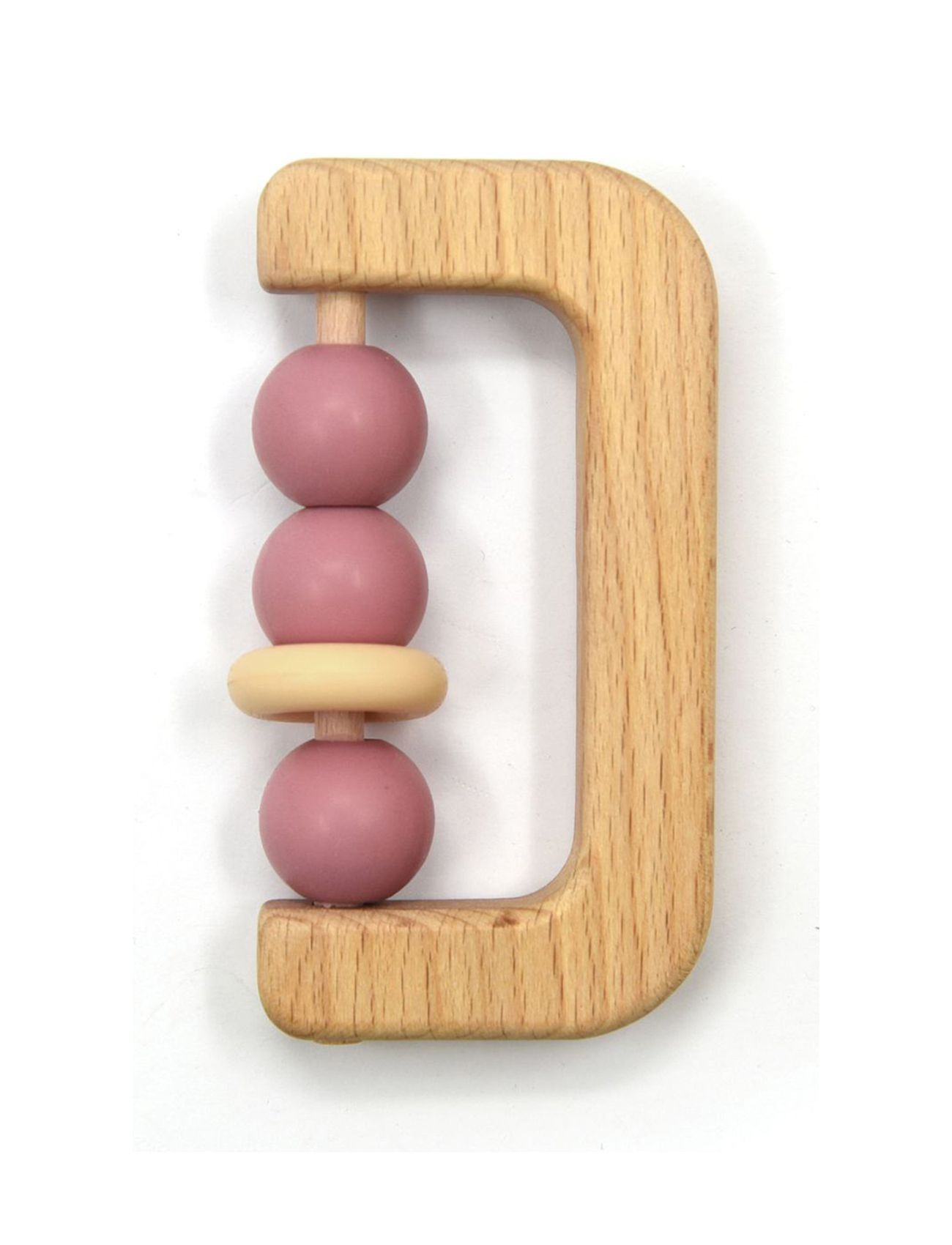 Magni Toys Silic And Wood Bending - Pink Toys Baby Toys Educational Toys Activity Toys Multi/mønstret Magni Toys