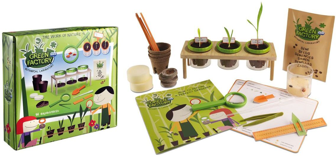 Magni Toys Green Factory / 14 Experiments - See Seeds And See Results Toys Creativity Craft Multi/mønstret Magni Toys