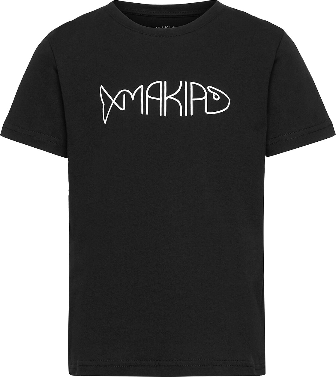 Makia Fisk T-Shirt T-shirts Short-sleeved Svart Makia