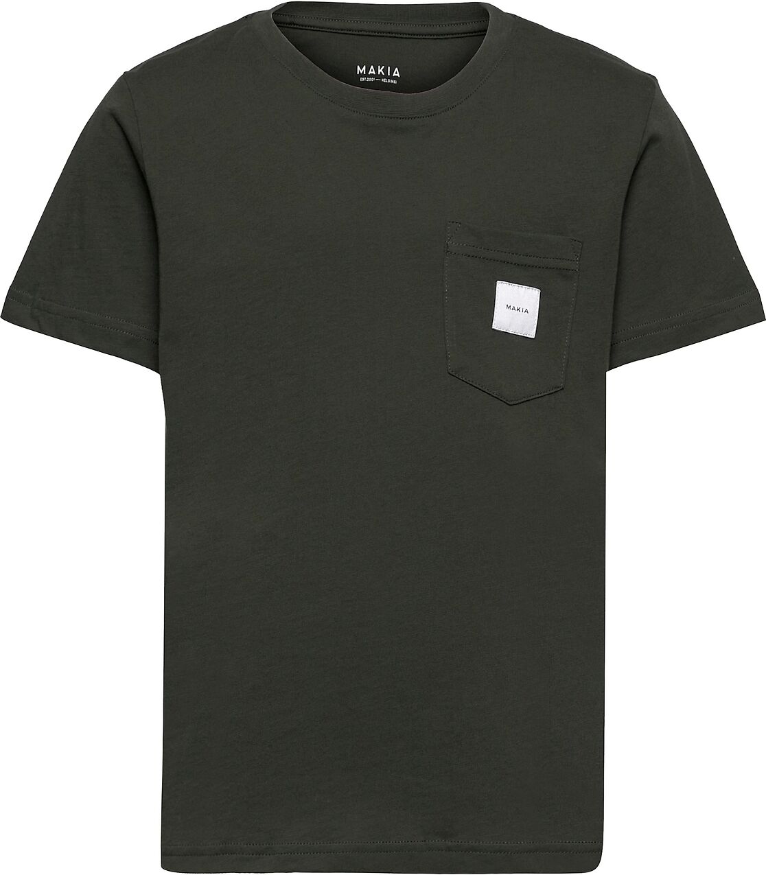 Makia Pocket T-Shirt T-shirts Short-sleeved Grønn Makia