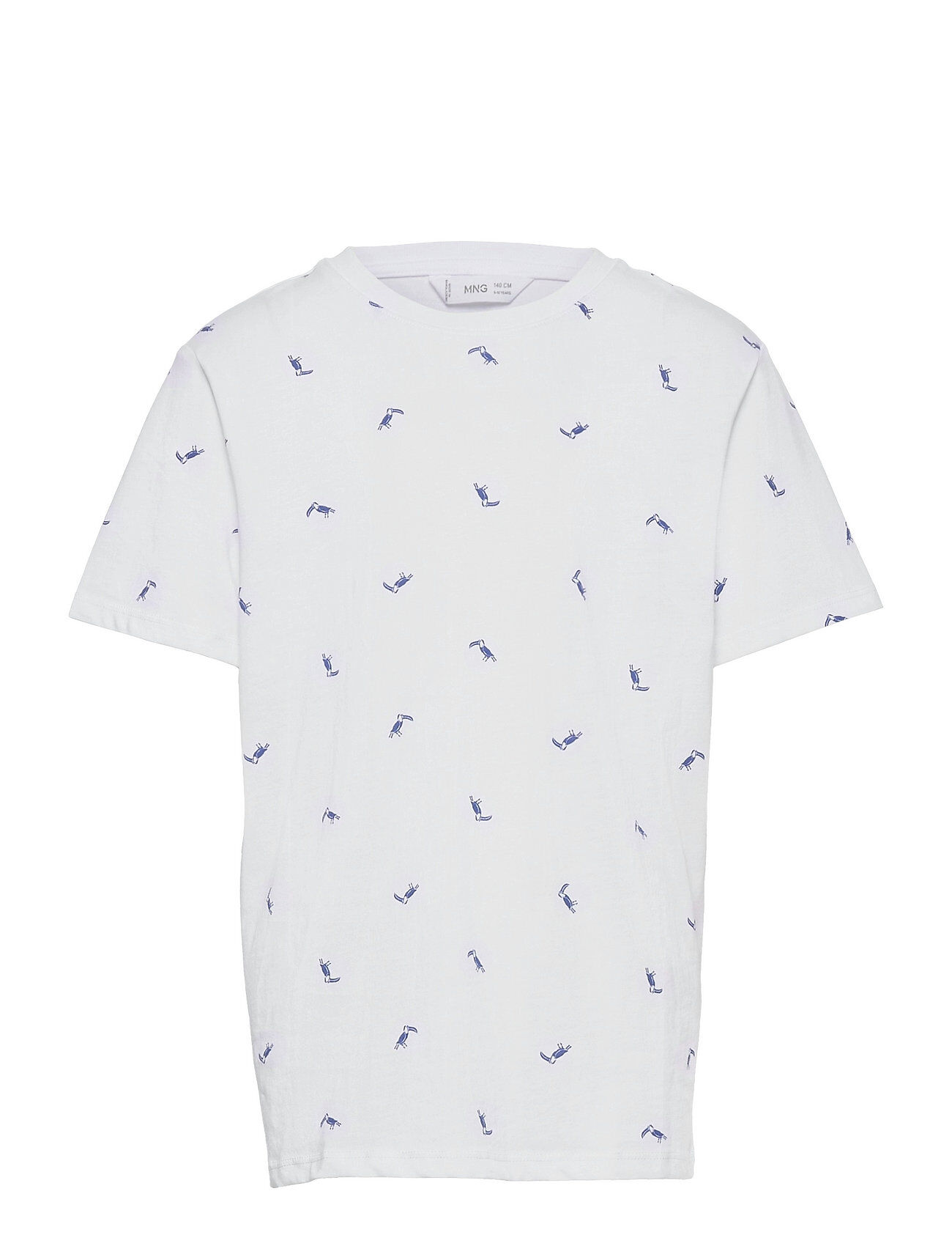 Mango Stamp1 T-shirts Short-sleeved Hvit Mango