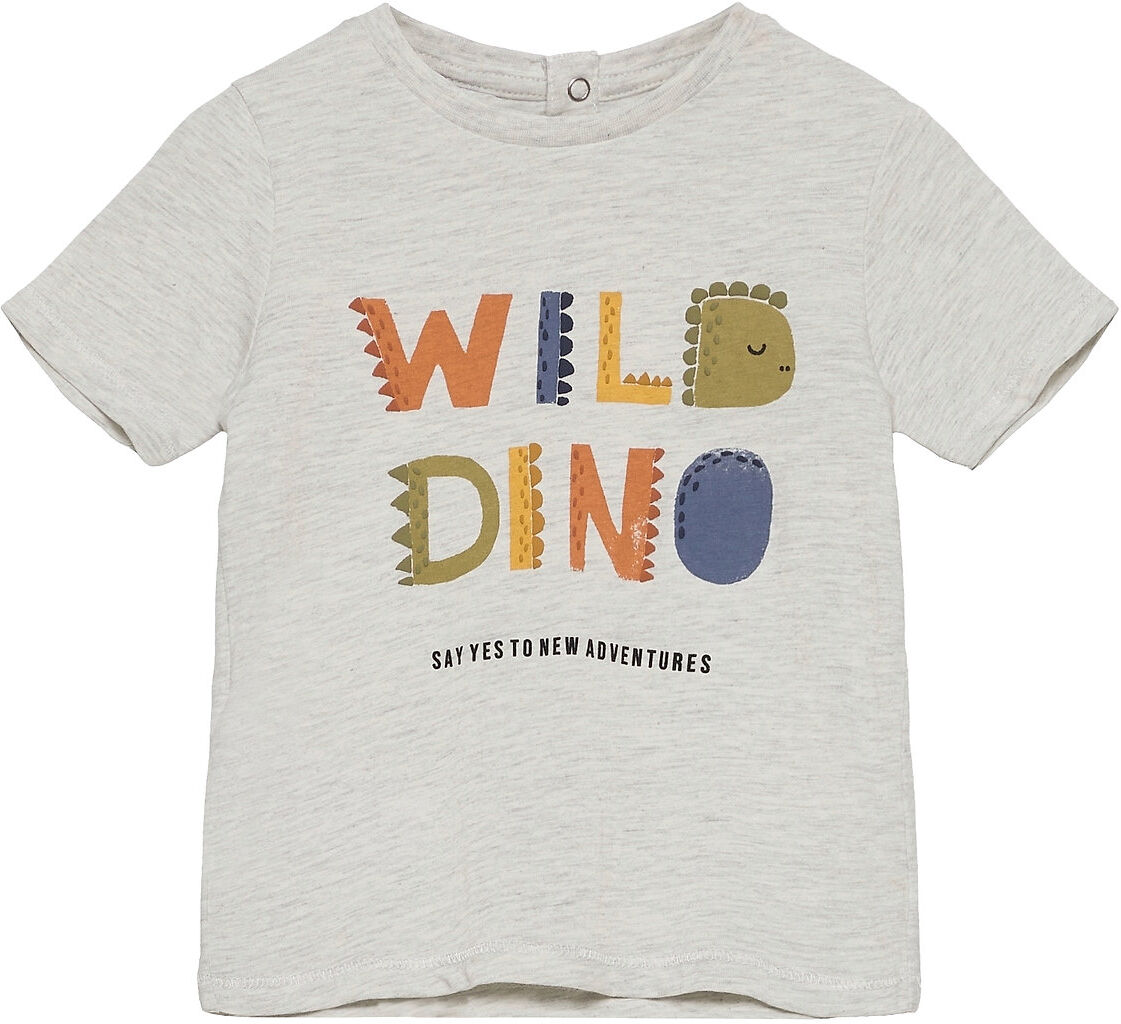 Mango Dinos T-shirts Short-sleeved Grå Mango