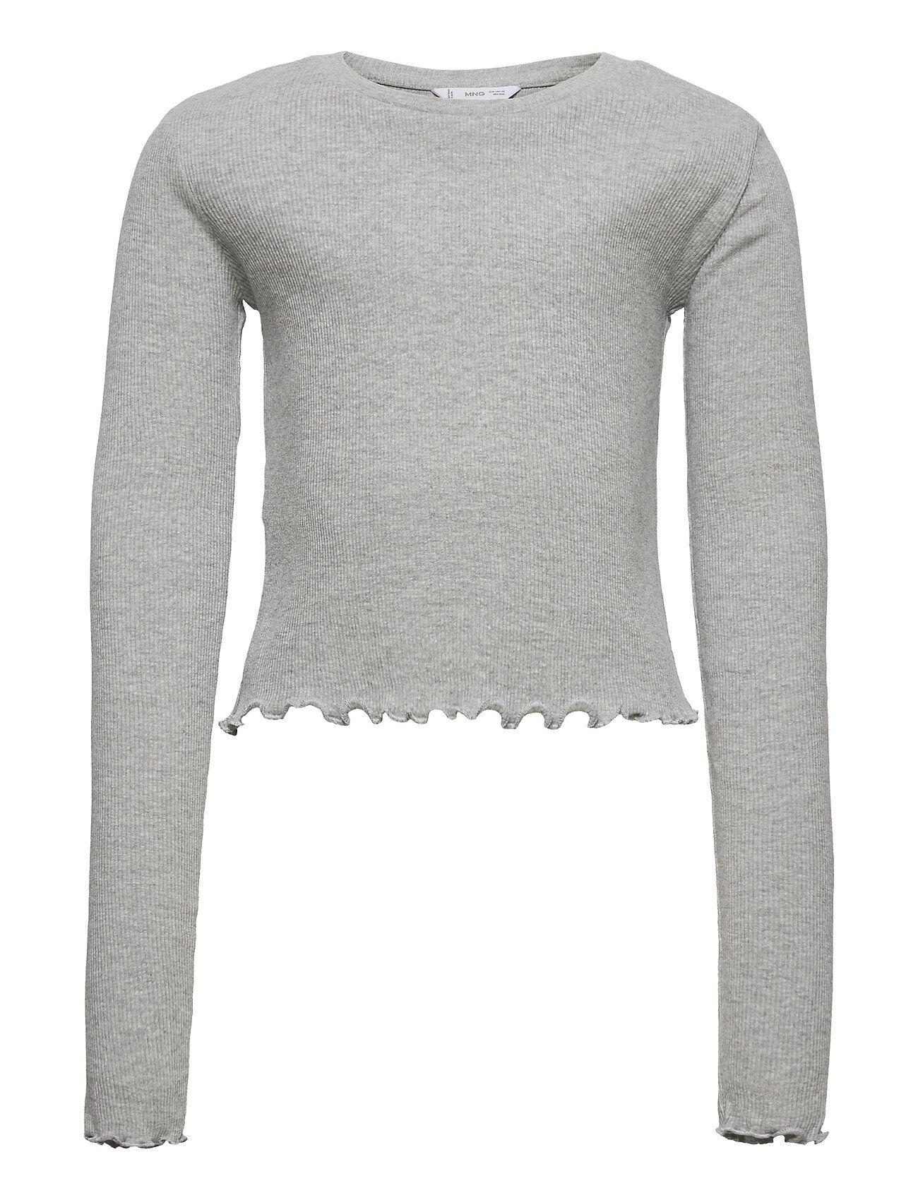 Mango Sofia T-shirts Long-sleeved T-shirts Grå Mango