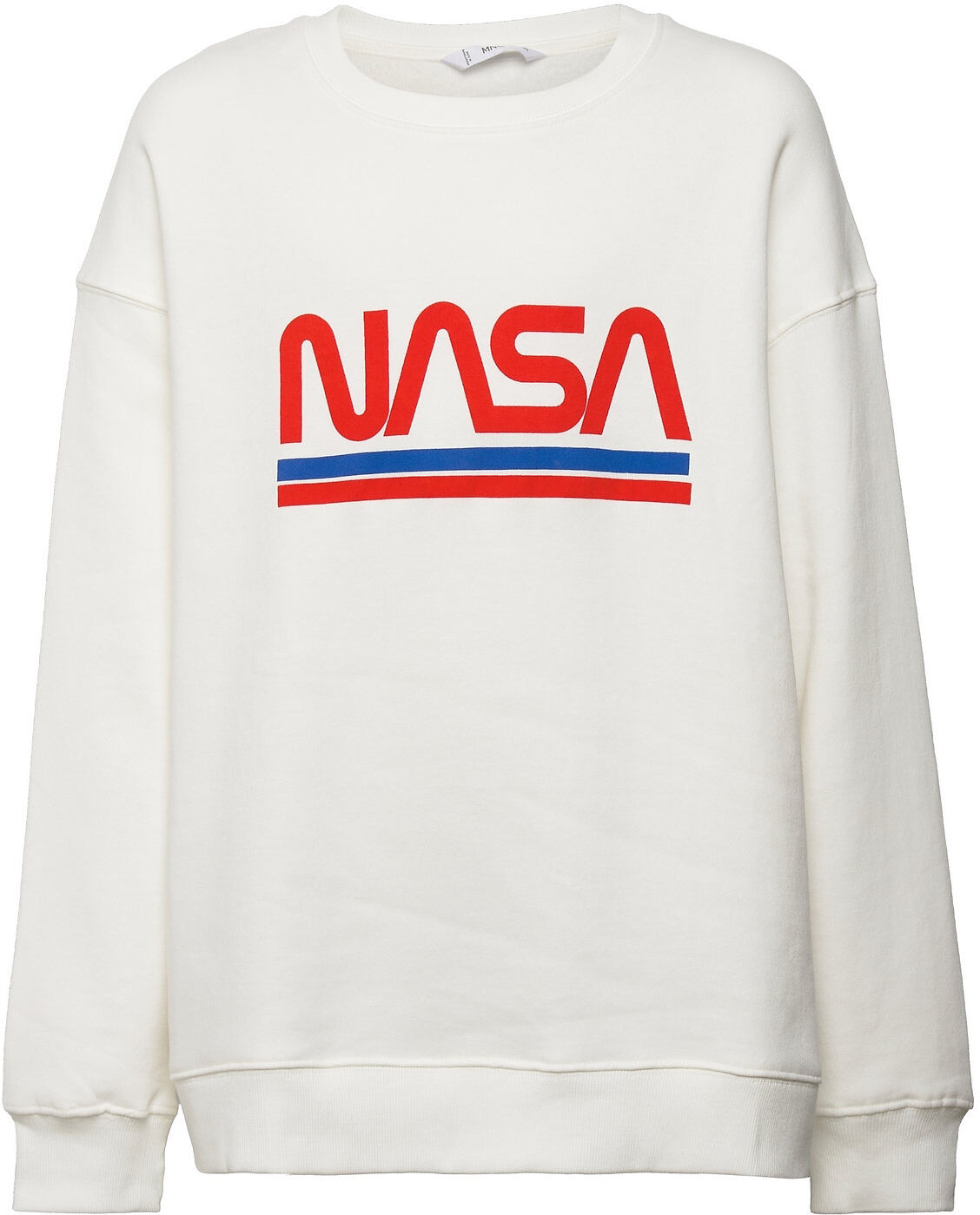 Mango Nasa1 Sweat-shirt Genser Hvit Mango