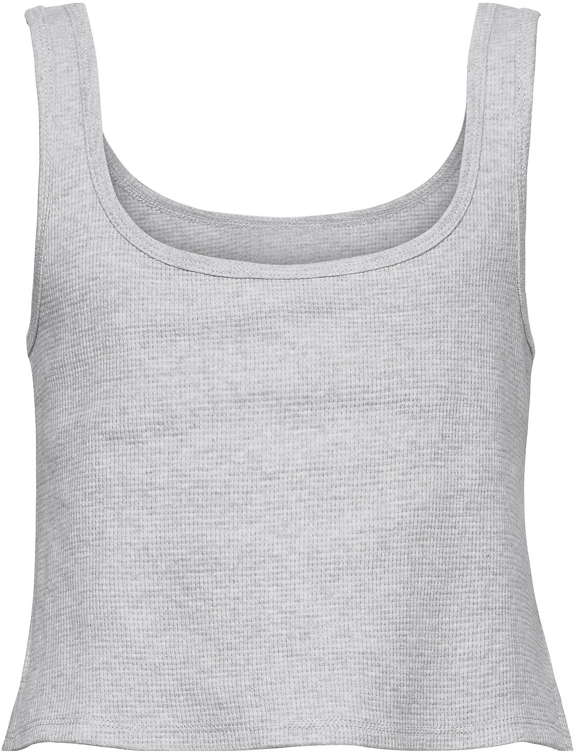 Mango Gofret T-shirts Sleeveless Grå Mango