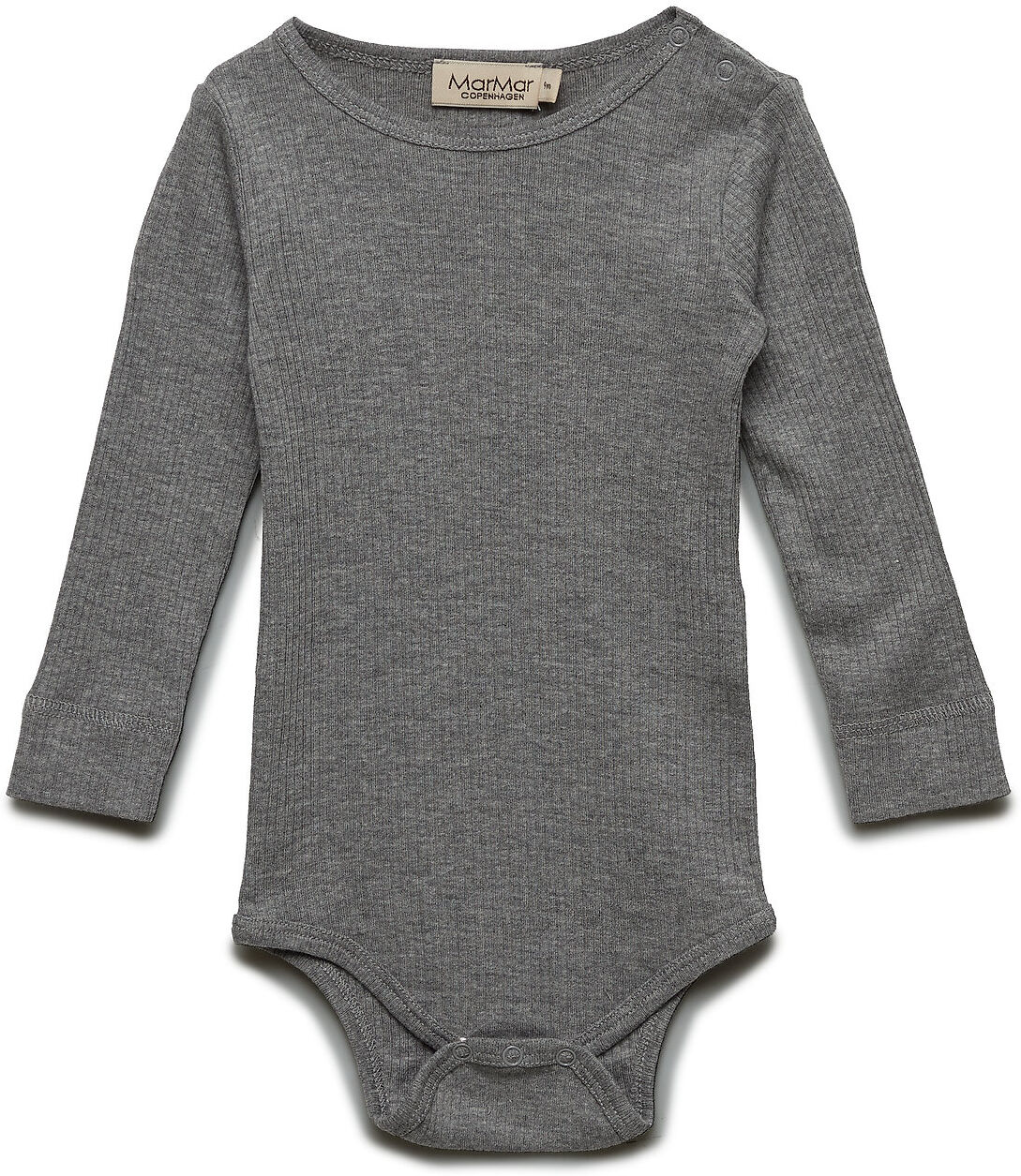 MarMar Cph Plain Body Ls Bodies Long-sleeved Grå MarMar Cph