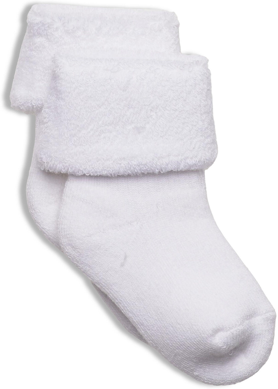 Melton Terry/Cotton Babysock Socks & Tights Socks Hvit Melton