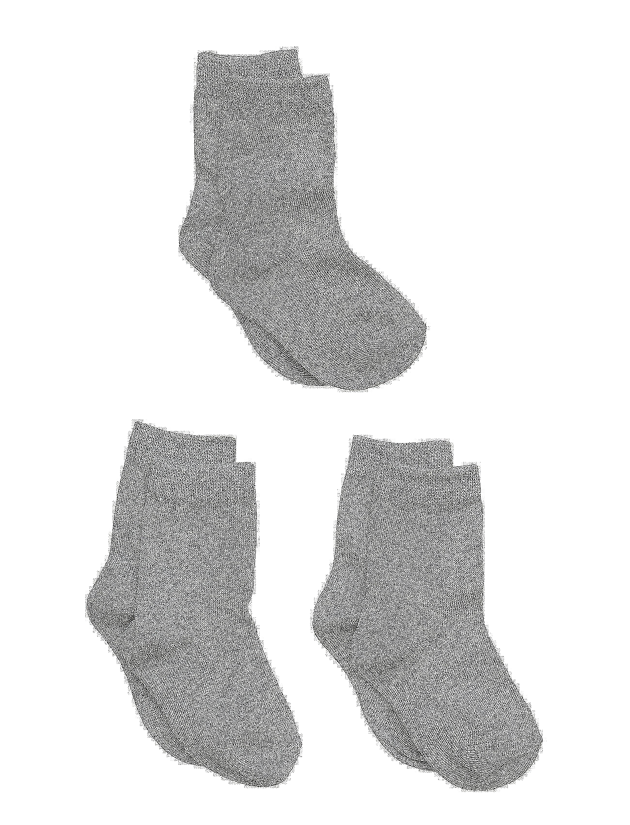 Melton Numbers 3-Pack Socks - Single Night & Underwear Socks Grå Melton