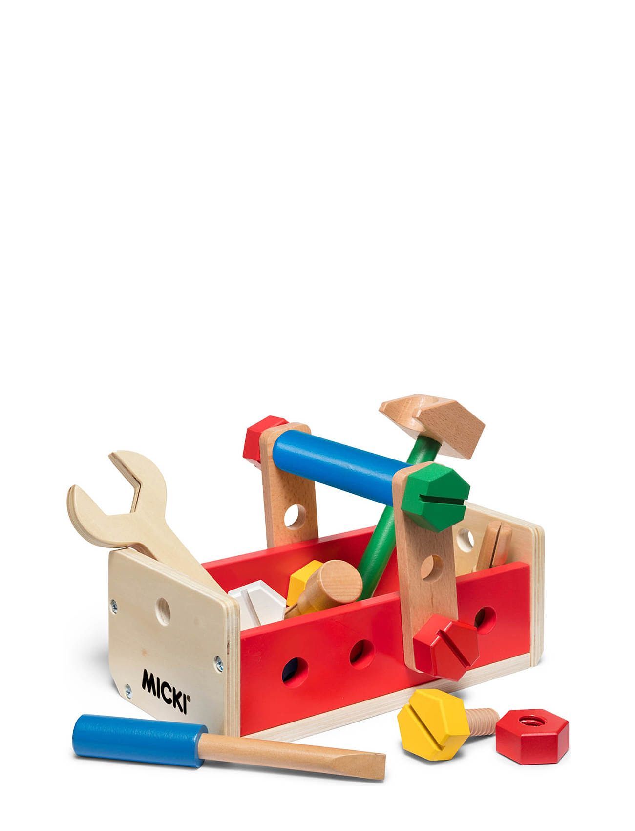 Micki Leksaker Micki Verktygslåda Bygg&Lek Toys Role Play Toy Tools Multi/mønstret Micki Leksaker