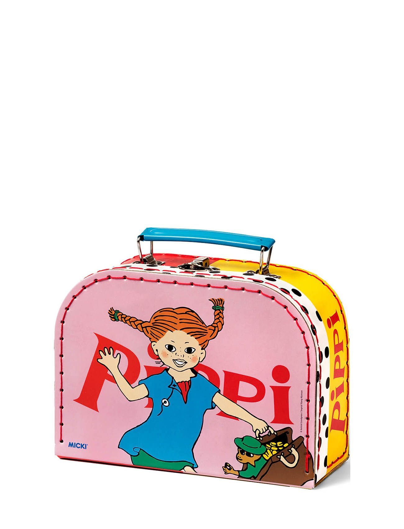 Micki Leksaker Pippi Resväska, 20 Cm, Rosa Home Kids Decor Storage Multi/mønstret Micki Leksaker