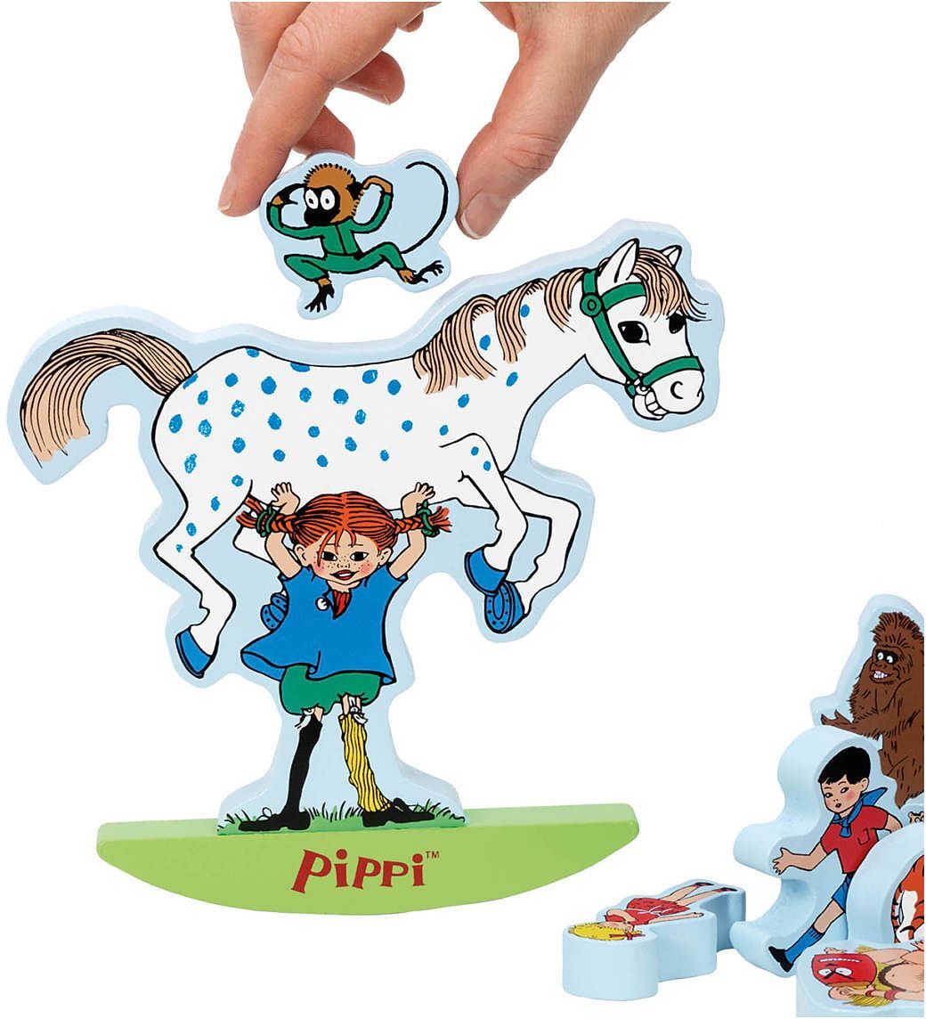 Micki Leksaker Pippi Balansleksak Toys Puzzles And Games Games Multi/mønstret Micki Leksaker