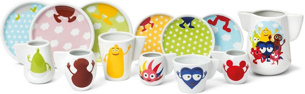 Micki Leksaker Babblarna Leksaksservis Toys Toy Kitchen & Accessories Coffee & Tee Sets Multi/mønstret Micki Leksaker