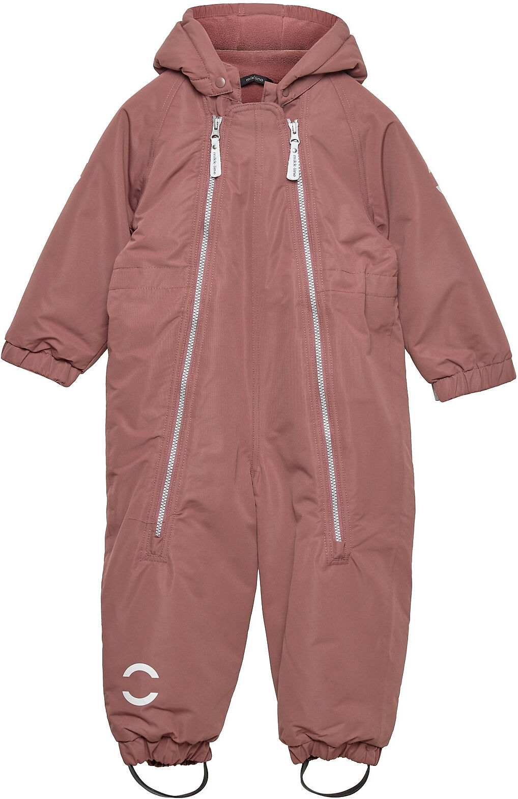 Mikk-Line Snow Suit Baby Outerwear Coveralls Snow/ski Coveralls & Sets Rosa Mikk-Line