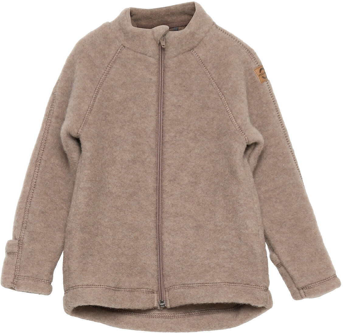 Mikk-Line Wool Baby Jacket Outerwear Fleece Outerwear Fleece Jackets Beige Mikk-Line