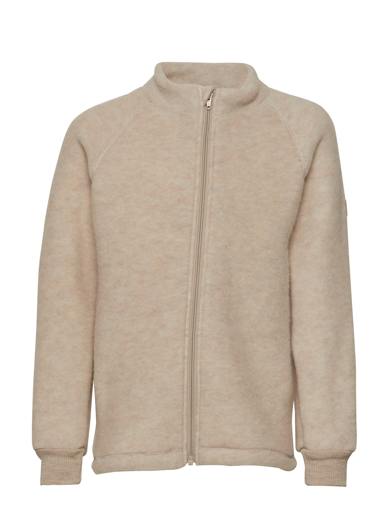 Mikk-Line Wool Jacket Outerwear Fleece Outerwear Fleece Jackets Beige Mikk-Line