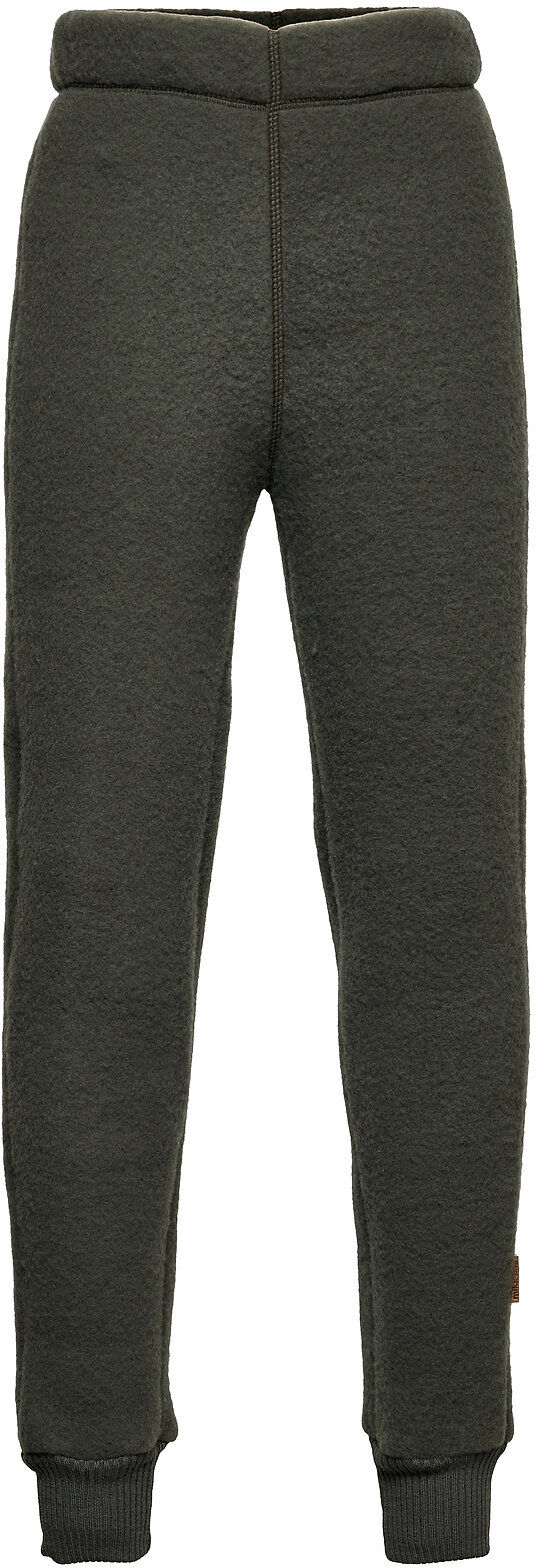 Mikk-Line Wool Pants Outerwear Fleece Outerwear Fleece Trousers Grønn Mikk-Line