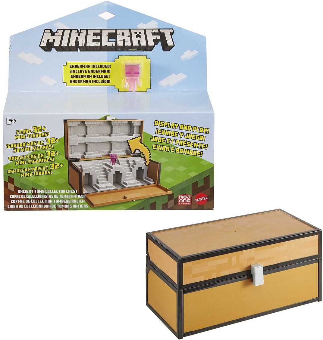 Minecraft Collecotr Case Accessory Toys Building Sets & Blocks Building Sets Multi/mønstret Minecraft