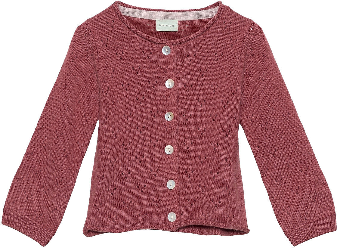 Mini A Ture Adelina Cardigan, B Strikkegenser Cardigan Rosa Mini A Ture