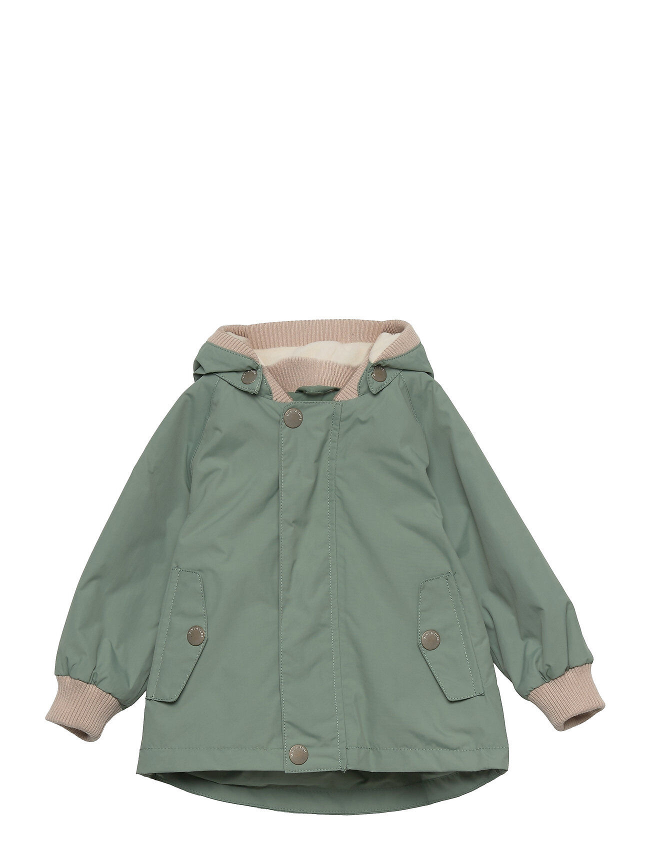 Mini A Ture Wally Jacket Fleece, M Outerwear Shell Clothing Shell Jacket Grønn Mini A Ture