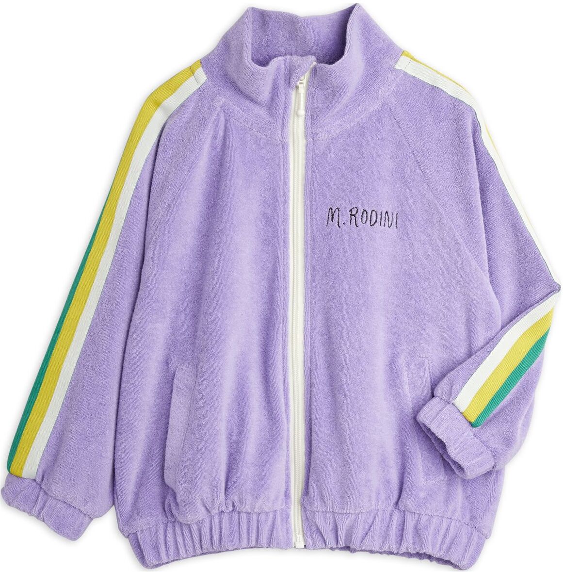 Mini Rodini Terry Jacket Sweat-shirt Genser Lilla Mini Rodini