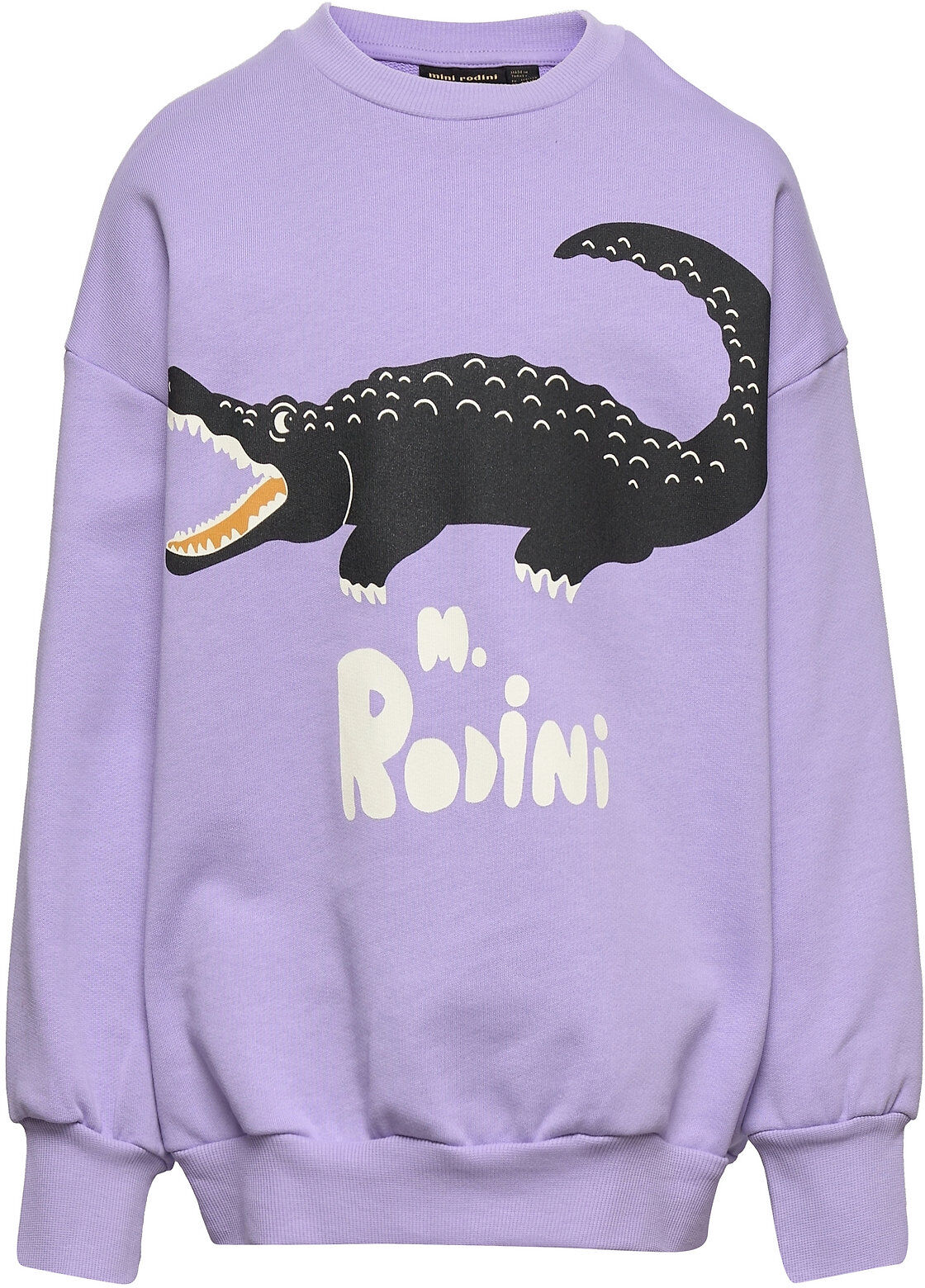 Mini Rodini Crocodile Sp Sweatshirt Sweat-shirt Genser Lilla Mini Rodini