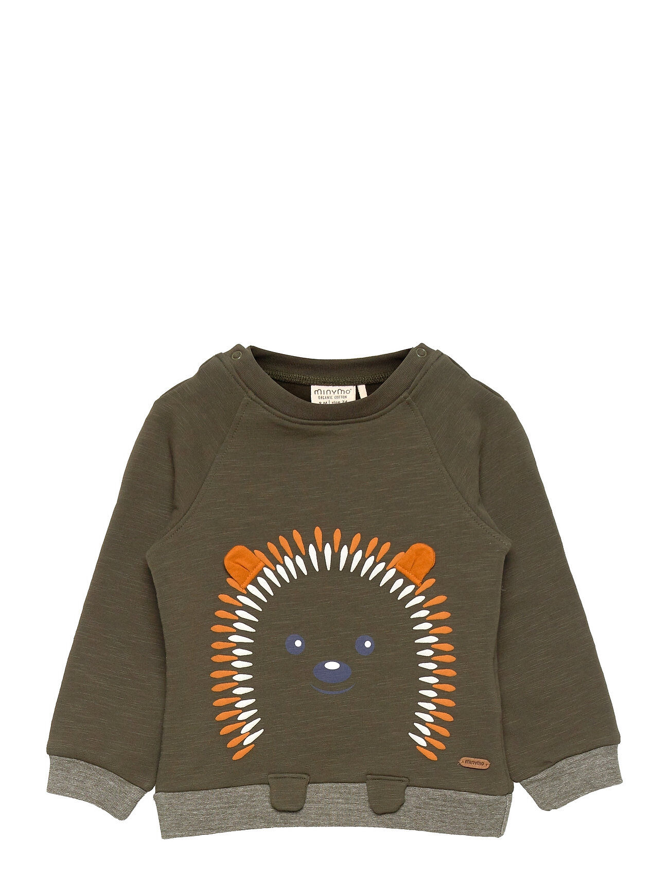 Minymo Sweatshirt Ls Sweat-shirt Genser Grønn Minymo