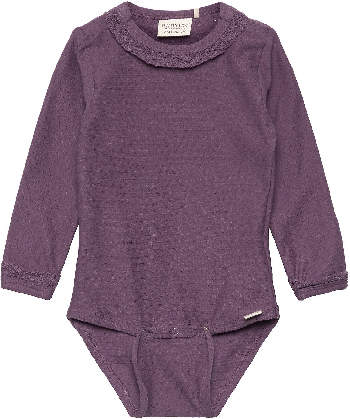 Minymo Body Ls Bodies Long-sleeved Lilla Minymo