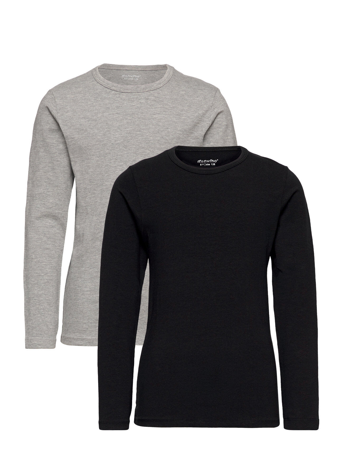 Minymo Basic T-Shirt Ls T-shirts Long-sleeved T-shirts Svart Minymo