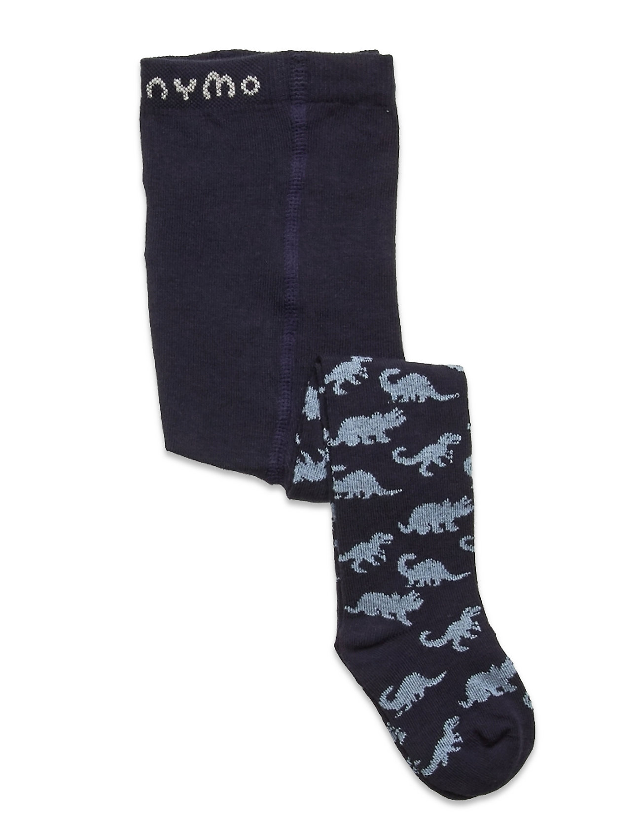 Minymo Baby Stocking W. Pattern Socks & Tights Tights Blå Minymo