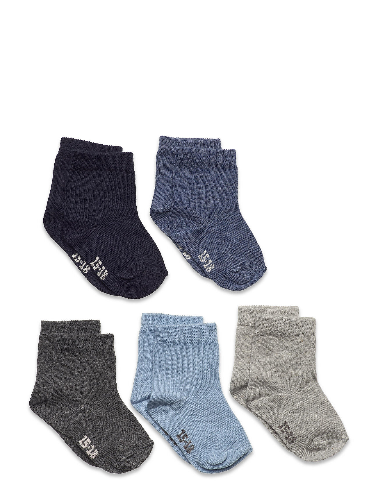 Minymo Ankle Sock - Multi Socks & Tights Socks Blå Minymo