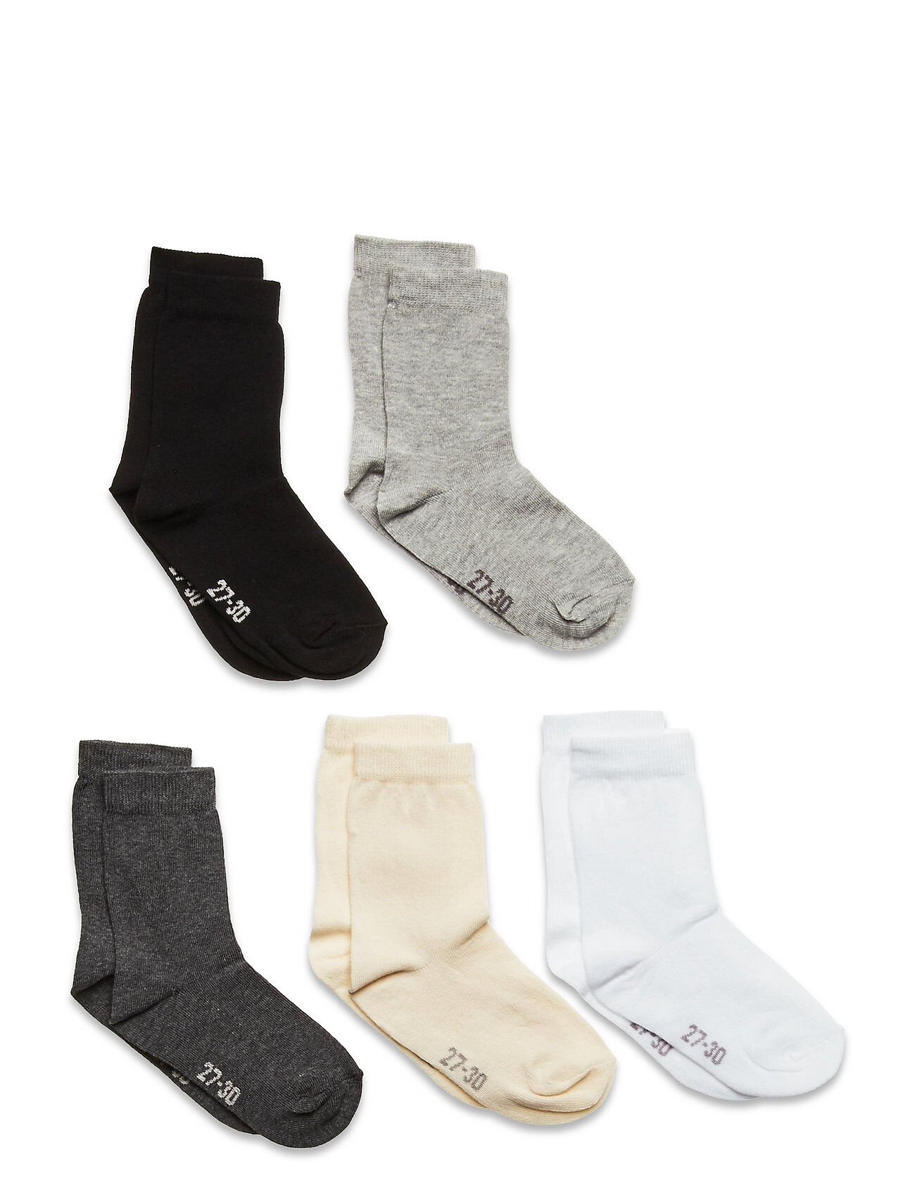 Minymo Ankle Sock - Multi Socks & Tights Socks Grå Minymo