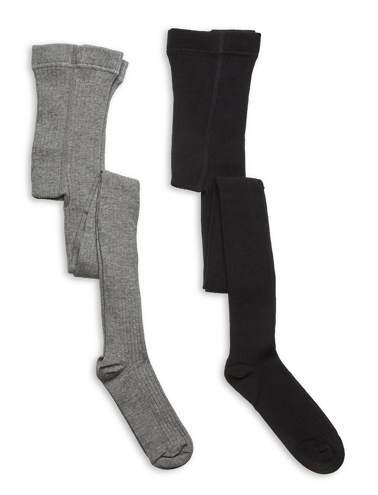 Minymo Stocking - Solid Rib 2-Pack Socks & Tights Tights Multi/mønstret Minymo