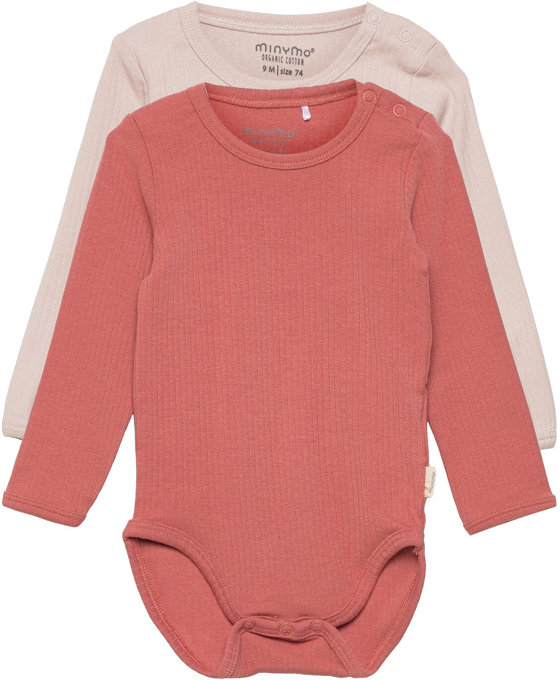 Minymo Body Ls Bodies Long-sleeved Rosa Minymo