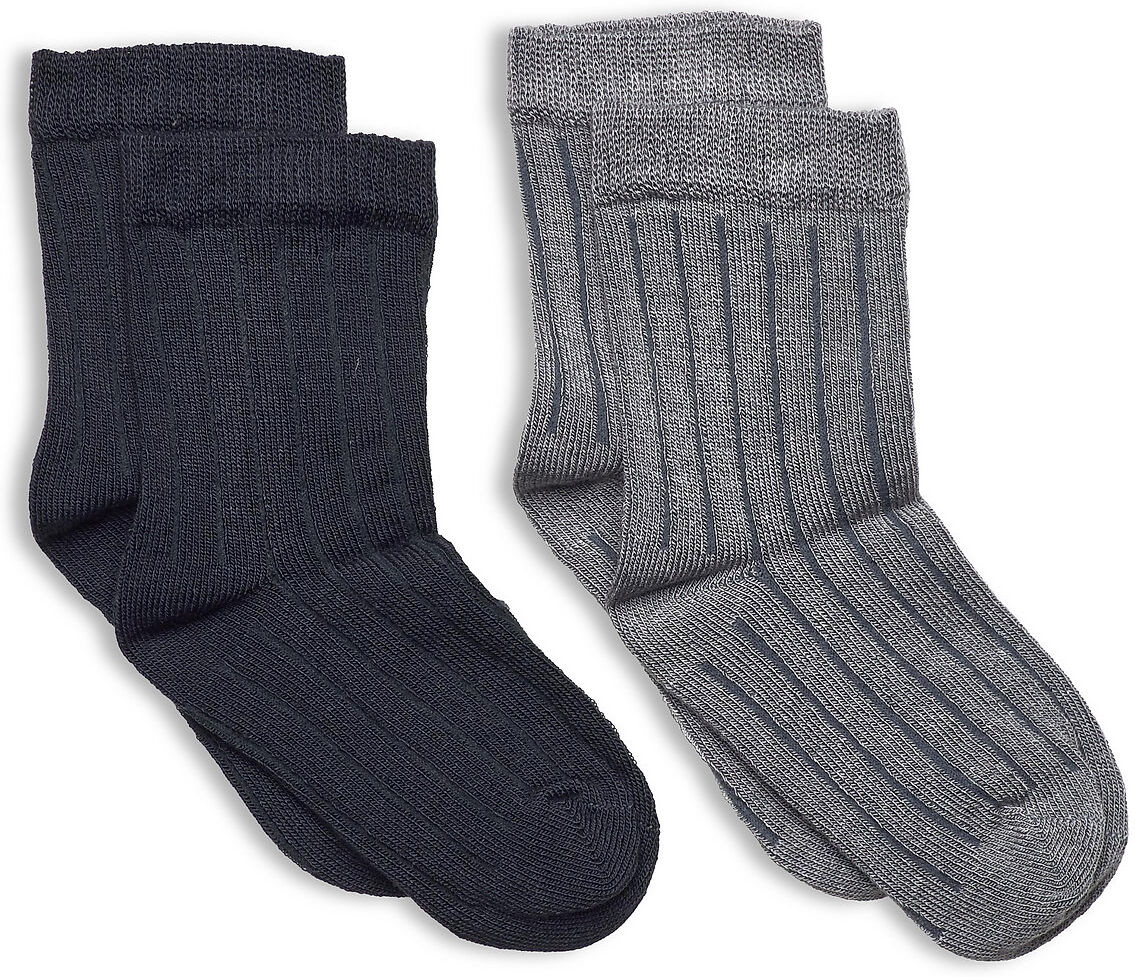 Minymo Ankle Sock - Bamboo Socks & Tights Socks Blå Minymo