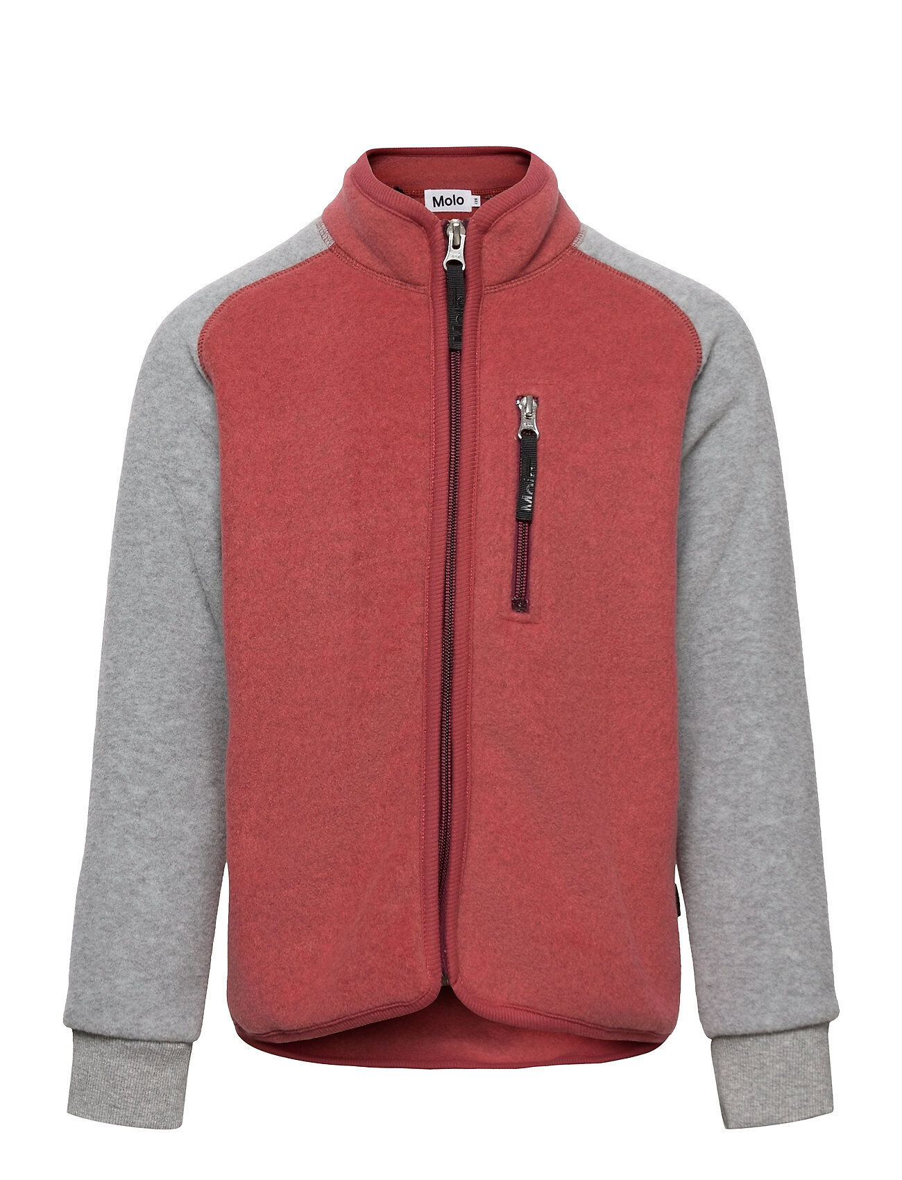 Molo Unna Outerwear Fleece Outerwear Fleece Jackets Rød Molo