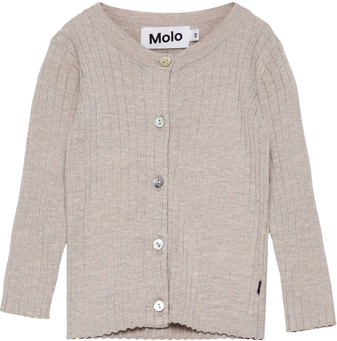 Molo Georgette Strikkegenser Cardigan Grå Molo