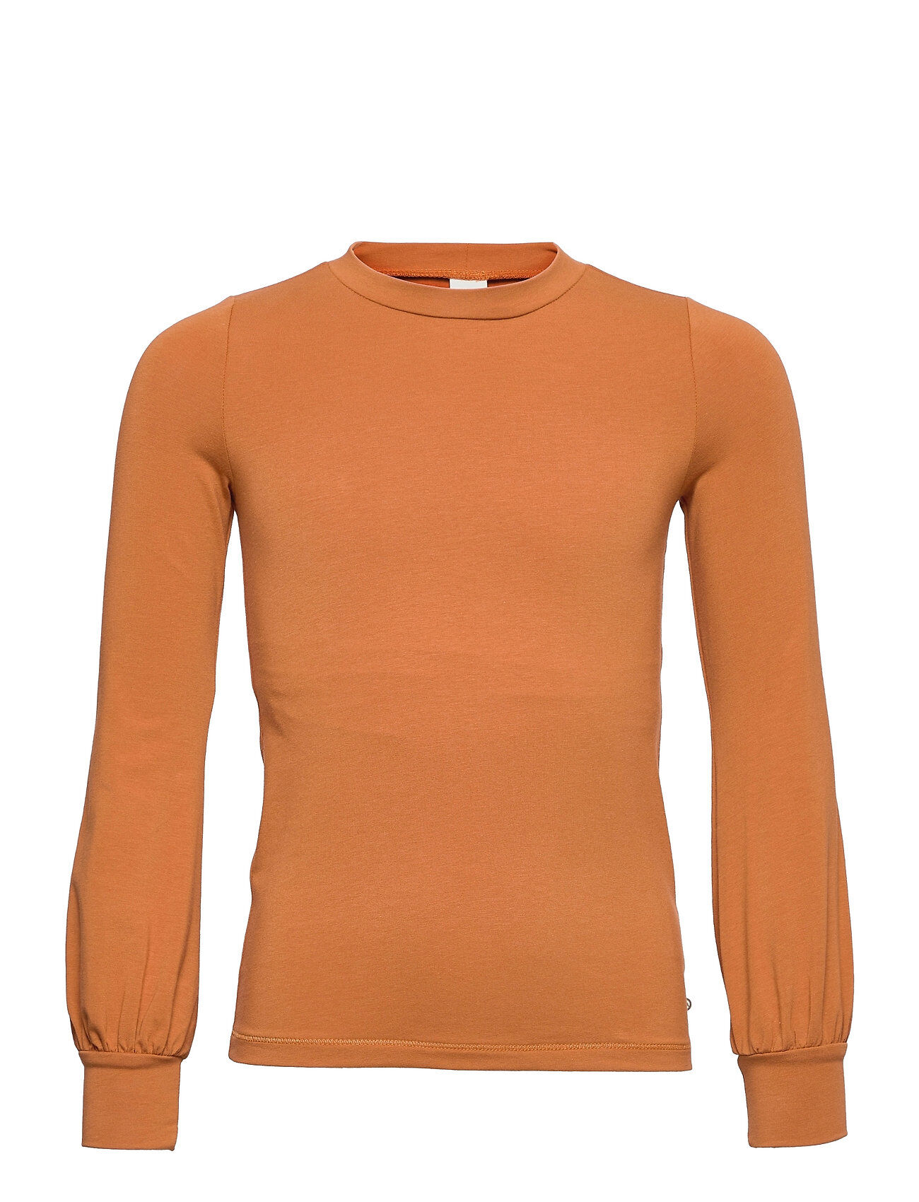 Müsli by Green Cotton Cozy Me Bell Sleeve T T-shirts Long-sleeved T-shirts Oransje Müsli By Green Cotton