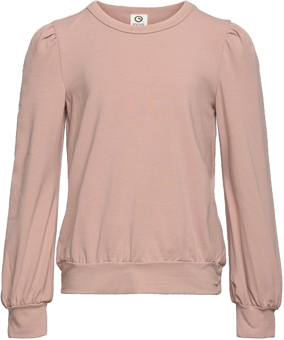 Müsli by Green Cotton Cozy Me Bell Sleeve T T-shirts Long-sleeved T-shirts Rosa Müsli By Green Cotton