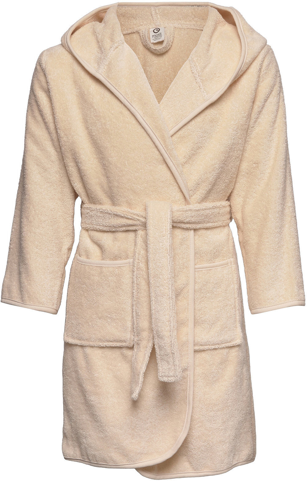 Müsli by Green Cotton Bathrobe Teen Morgenkåpe Badekåpe Beige Müsli By Green Cotton