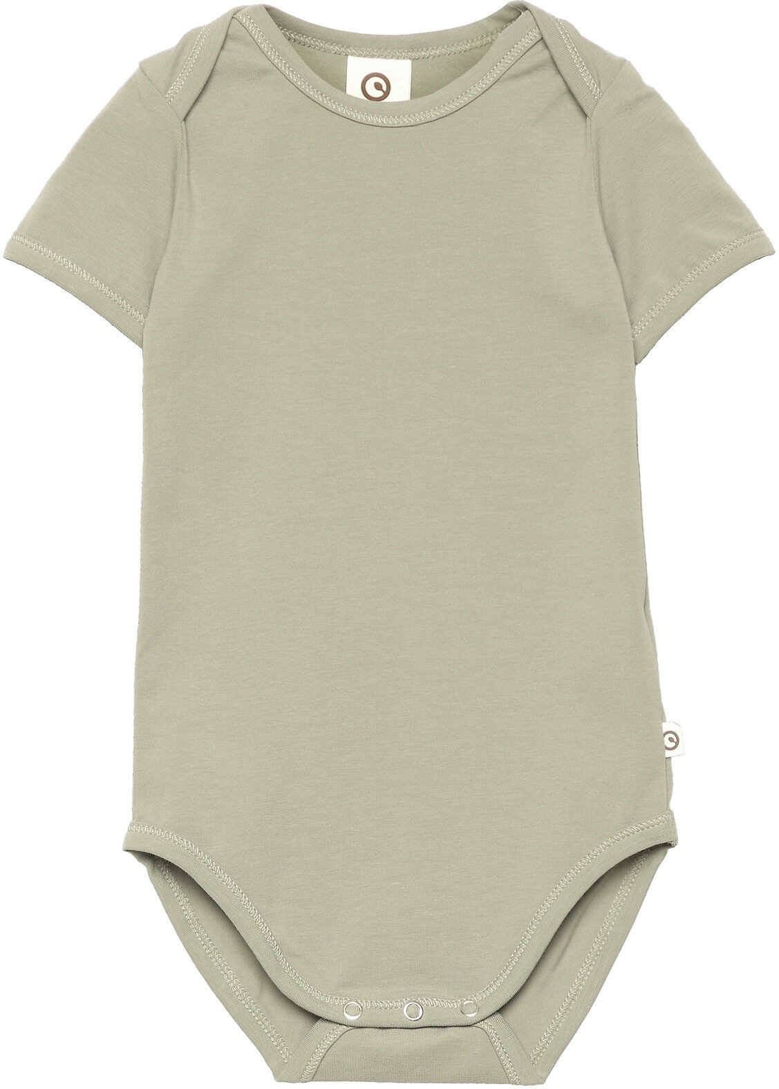 Müsli by Green Cotton Cozy Me S/Sl Body Bodies Short-sleeved Grønn Müsli By Green Cotton