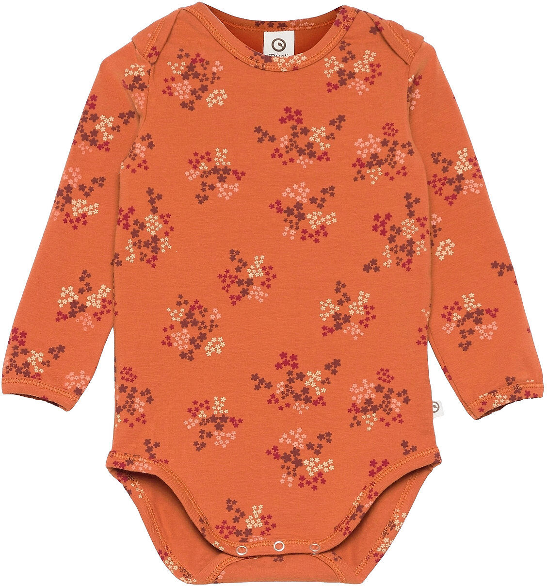 Müsli by Green Cotton Flora Body Bodies Long-sleeved Oransje Müsli By Green Cotton