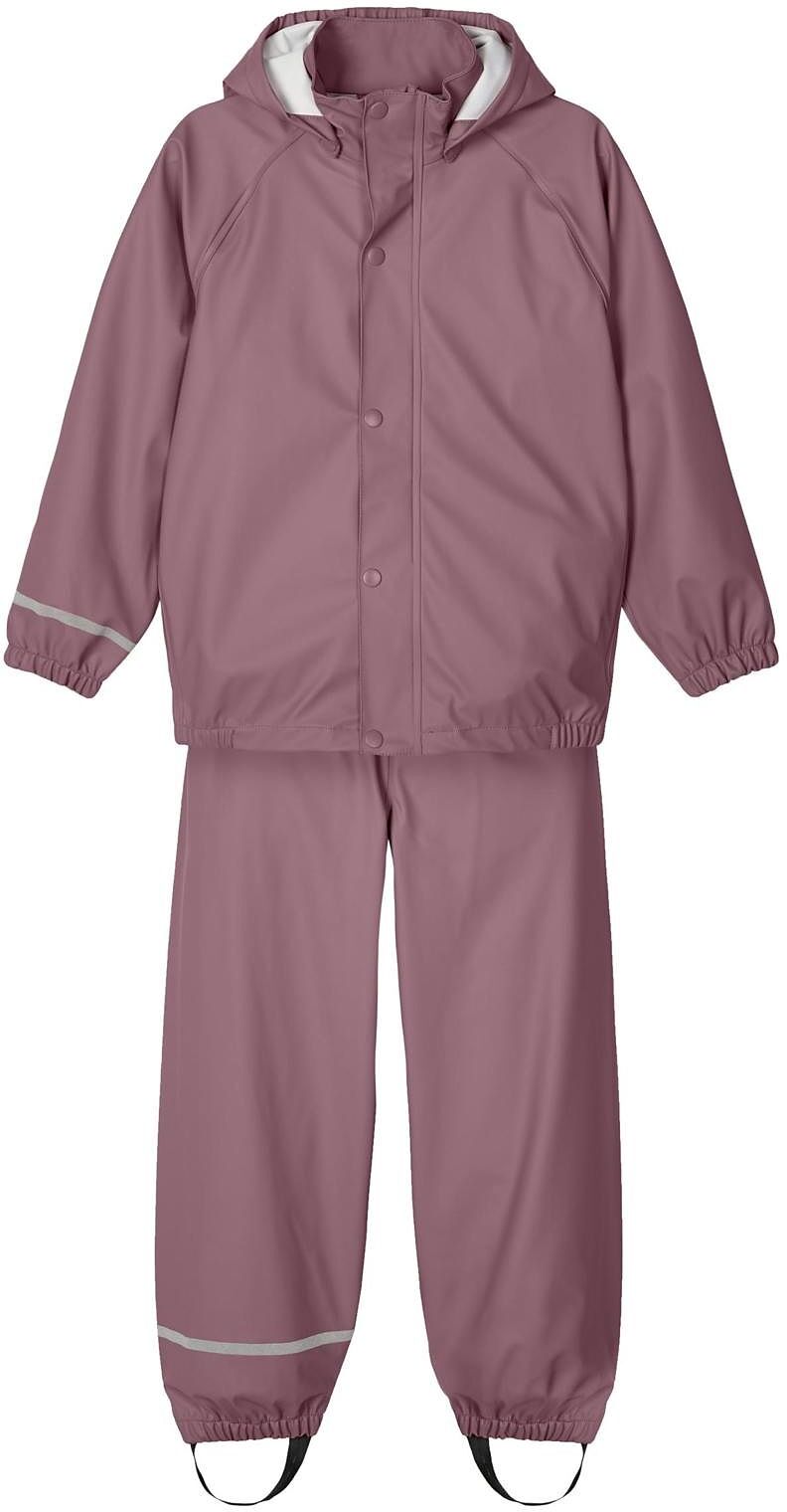 name it Nkndry Rain Set Outerwear Coveralls Rainwear Sets & Coveralls Lilla Name It