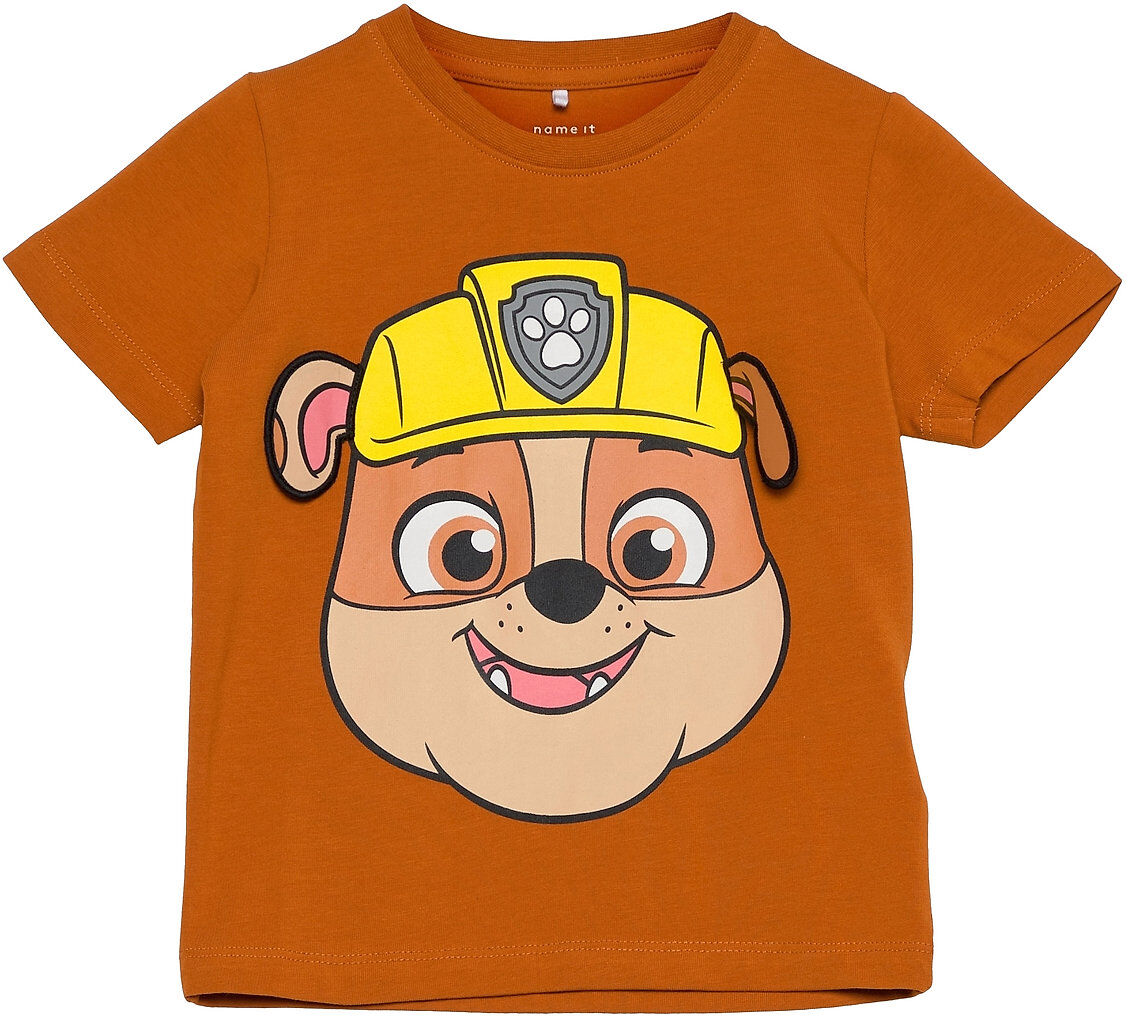 name it Nmmpawpatrol Alric Ss Top Box Vde T-shirts Short-sleeved Oransje Name It