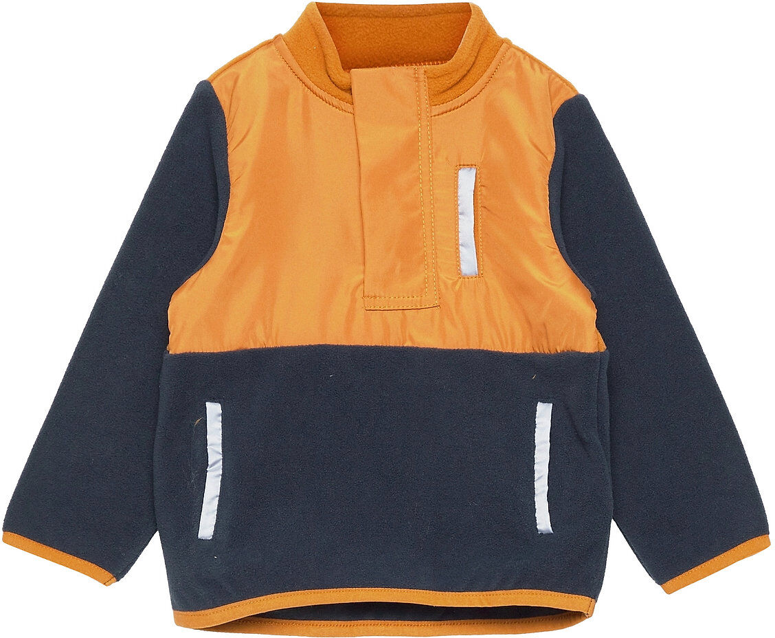 name it Nmmluter Fleece Pullover Outerwear Fleece Outerwear Fleece Jackets Oransje Name It